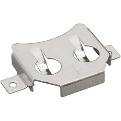Battery Retainer Coin, 12.5mm 1 Cell SMD (SMT) Tab - TE Connectivity Linx
