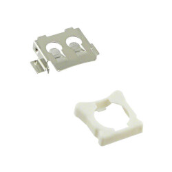 Battery Retainer Coin, 10.0mm 1 Cell SMD (SMT) Tab - MPD (Memory Protection Devices)
