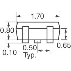 Bipolar (BJT) Transistor NPN 45V 100mA 100MHz 150mW Surface Mount SOT-523 - 3