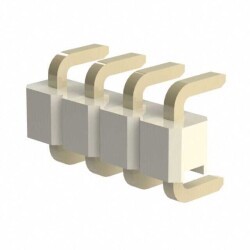 Connector Header Through Hole 4 position 0.100