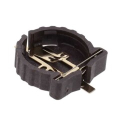 Battery Holder (Open) Coin, 12.0mm 1 Cell SMD (SMT) Tab - Adam Tech