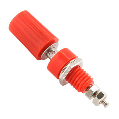Binding Post Connector Knurled Red - 1