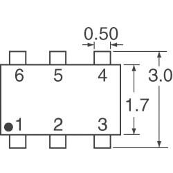 Bipolar (BJT) Transistor Array 2 PNP (Dual) Matched Pair 150V 200mA 300MHz 300mW Surface Mount SOT-26 - 4