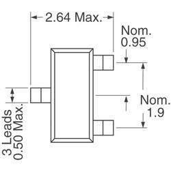 Bipolar (BJT) Transistor NPN 40V 1A 150MHz 500mW Surface Mount SOT-23-3 - 2