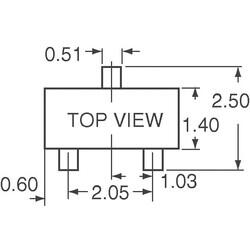 Bipolar (BJT) Transistor NPN 60 V 1 A 150MHz 600 mW Surface Mount SOT-23-3 - 2