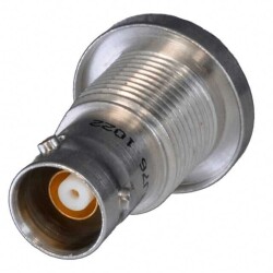 TRB, Twinaxial/Triaxial Connector Jack, Female Socket (Concentric) Non-Constant Panel Mount Solder Cup - Cinch Connectivity Solutions Trompeter