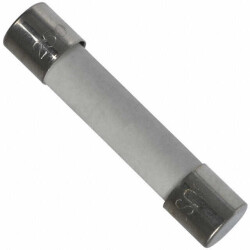 12 A 250 V 125 V Fuse Cartridge, Ceramic Requires Holder 3AB, 3AG, 1/4