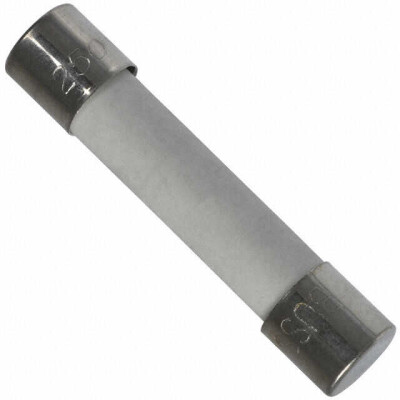 12 A 250 V 125 V Fuse Cartridge, Ceramic Requires Holder 3AB, 3AG, 1/4