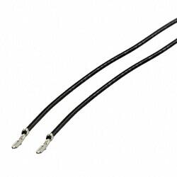 Black 26 AWG Jumper Lead Socket to Socket Tin 12.0