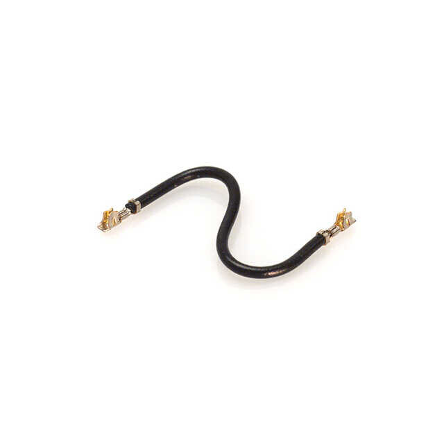  Black 28 Awg Jumper Lead Socket To Socket Tin 12.0" (304.8mm)