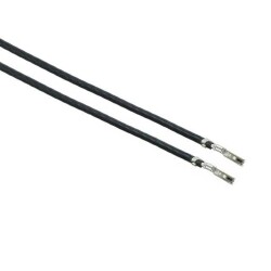 Black 28 AWG Jumper Lead Socket to Socket Tin 6.00