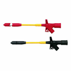 Black and Red Maxi Banana, Female Socket (Jack) - Screw Features Insulation Piercing, Plunger Style - Pomona Electronics