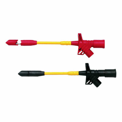 Black and Red Maxi Banana, Female Socket (Jack) - Screw Features Insulation Piercing, Plunger Style - 1