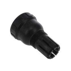 Black Connector Backshell 6 - TE Connectivity Deutsch Connectors