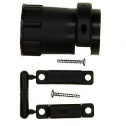 Black Connector Backshell, Cable Clamp 15/16-20 UNEF 17 - 1