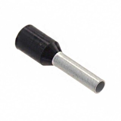 Black Wire Ferrule Connector DIN 16 AWG (1.50mm²) Single Wire - 1
