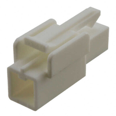 1 Position Blade Type Power Housing Connector Plug Natural - 1