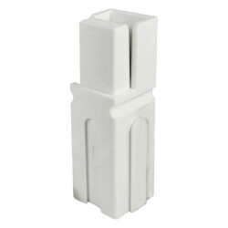 1 Position Blade Type Power Housing Connector Non-Gendered, Self Mating White - Anderson Power Products, Inc.