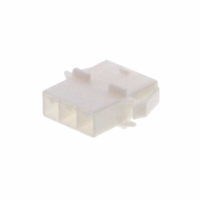 3 Position Blade Type Power Housing Connector Receptacle Natural 0.287