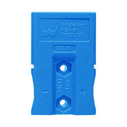 2 Position Blade Type Power Housing Connector Non-Gendered Blue - Anderson Power Products, Inc.