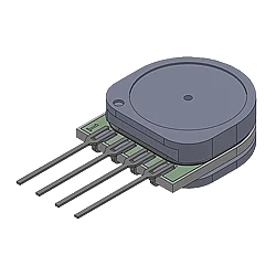 Pressure Sensor 100PSI (689.48kPa) Gauge 4-SIP - 1