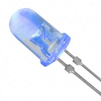 Blue 470nm LED Indication - Discrete 3.4V Radial - 1
