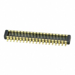 34 Position Connector Header, Outer Shroud Contacts Surface Mount Gold - Hirose Electric Co Ltd