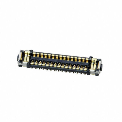 30 Position Connector Receptacle, Center Strip Contacts Surface Mount Gold - 1