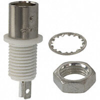 BNC Connector Jack, Female Socket 50 Ohms Panel Mount Solder Cup - TE Connectivity AMP Connectors