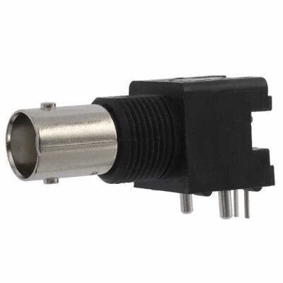 BNC Connector Jack, Female Socket 50 Ohms Panel Mount, Through Hole, Right Angle Solder - 1