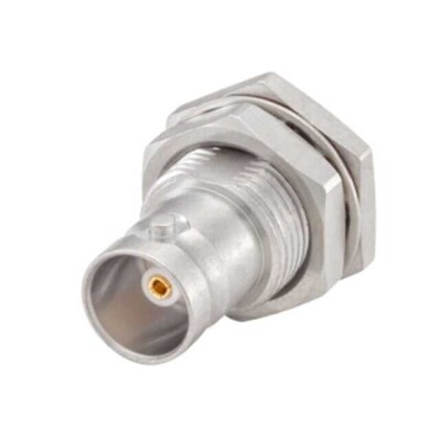 BNC Connector Jack, Female Socket 75 Ohms Panel Mount Crimp - 1