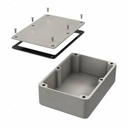 Box Metal, Aluminum Unpainted Cover Included 6.732