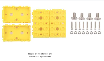 Box Plastic, ABS Yellow Cover Included 1.969