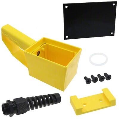 Box Plastic, Polyamide Yellow Hand Held, T-Shaped, Cover Included 3.346