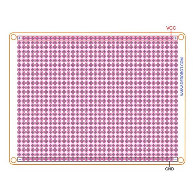 Breadboard, General Purpose Plated Through Hole (PTH) 0.100