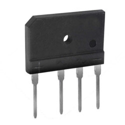 Bridge Rectifier Single Phase Standard 1 kV Through Hole GBJ - 1