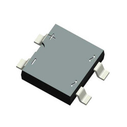 Bridge Rectifier Single Phase Schottky 50 V Surface Mount MBS - 1