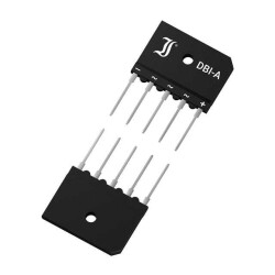 Bridge Rectifier Three Phase Standard 1.2 kV Through Hole DBI-A - 1