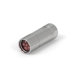 6 (5 Power + PE) Position Circular Connector Plug Housing Free Hanging (In-Line) Backshell, Cable Clamp, Coupling Nut - TE Intercontec