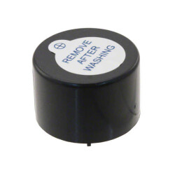 Buzzers Indicator, Internally Driven Piezo 3 V 9mA 3.5kHz 100dB @ 3V, 10cm Through Hole PC Pins - PUI Audio, Inc.