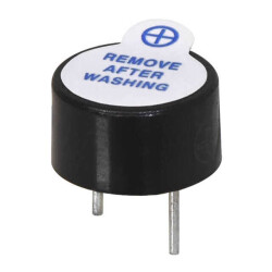 Buzzers Indicator, Internally Driven Magnetic 5 V 30mA 2.7kHz 80dB @ 5V, 10cm Through Hole PC Pins - Same Sky (Formerly CUI Devices)