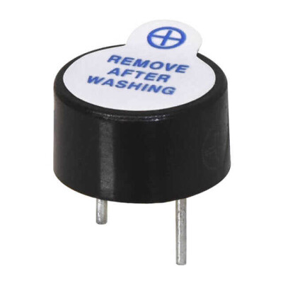 Buzzers Indicator, Internally Driven Magnetic 5 V 30mA 2.7kHz 80dB @ 5V, 10cm Through Hole PC Pins - 1