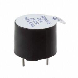 Buzzers Indicator, Internally Driven Electromechanical/Magnetic 5 V 30mA 2.3kHz 85dB @ 5V, 10cm Through Hole PC Pins - 1