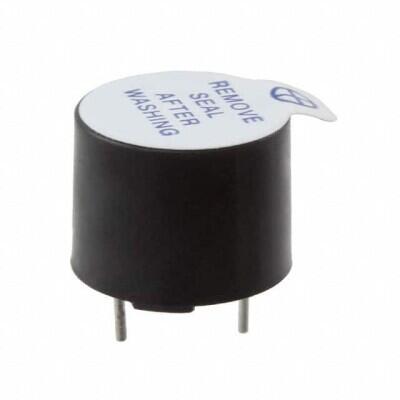 Buzzers Indicator, Internally Driven Electromechanical/Magnetic 5 V 30mA 2.3kHz 85dB @ 5V, 10cm Through Hole PC Pins - 1