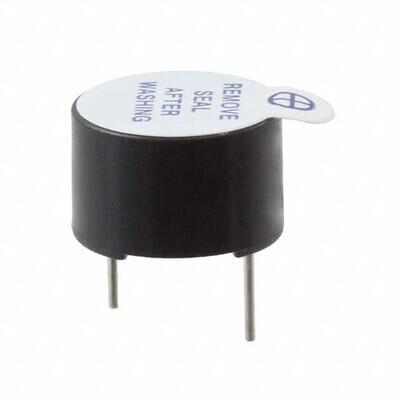 Buzzers Indicator, Internally Driven Electromechanical/Magnetic 3 V 30mA 2.3kHz 82dB @ 3V, 10cm Through Hole PC Pins - 1