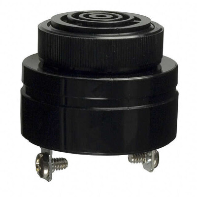 Buzzers Indicator, Internally Driven Piezo 3 ~ 18mA 2.9kHz 68dB @ 6V, 61cm Panel Mount Screw Terminal, Quick Connect Tab - 0.250
