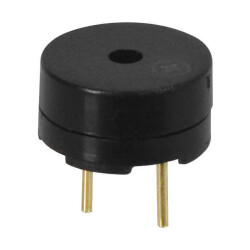 Buzzers Transducer, Externally Driven Magnetic 3 V 90mA 2.73kHz 83dB @ 3V, 10cm Through Hole PC Pins - Same Sky (Formerly CUI Devices)