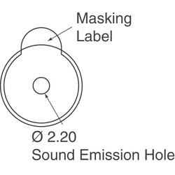 Buzzers Transducer, Externally Driven Magnetic 5V 50mA 2.4kHz 87dB @ 5V, 10cm Through Hole PC Pins - Soberton Inc. (1)