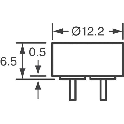 Buzzers Transducer, Externally Driven Piezo 3V 4kHz 60dB @ 3V, 10cm Through Hole PC Pins - 2