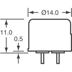 Buzzers Transducer, Externally Driven Piezo 5V 2kHz 70dB @ 5V, 10cm Through Hole PC Pins - 2